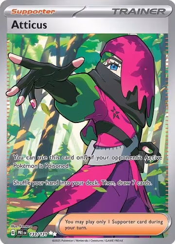 Atticus - 133/131 (133/131), Prismatic Evolutions — Pokémon card price