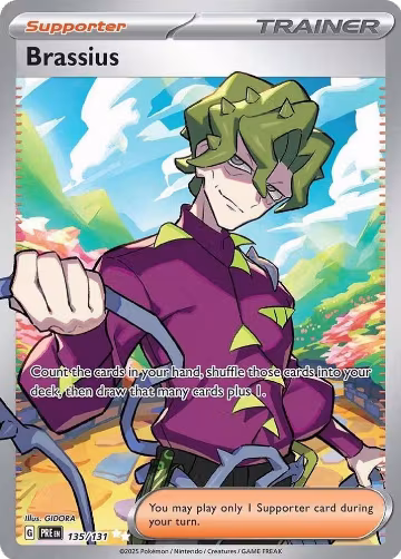 Brassius (135/131), Prismatic Evolutions — Pokémon card price