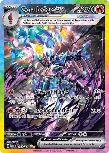 Ceruledge ex (147/131), Prismatic Evolutions — Pokémon card price