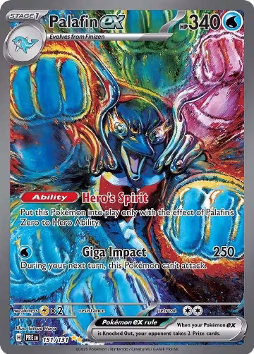 Palafin ex (151/131), Prismatic Evolutions — Pokémon card price