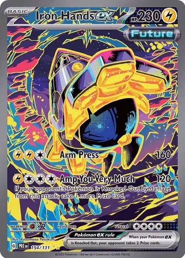 Iron Hands ex - 154/131 (154/131), Prismatic Evolutions — Pokémon card price