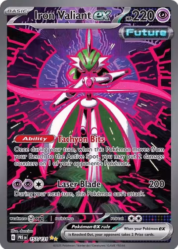 Iron Valiant ex (157/131), Prismatic Evolutions — Pokémon card price