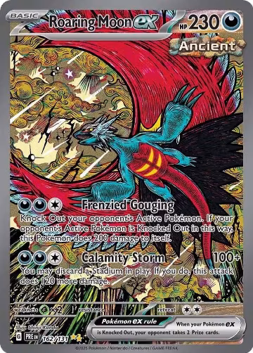 Roaring Moon ex (162/131), Prismatic Evolutions — Pokémon card price