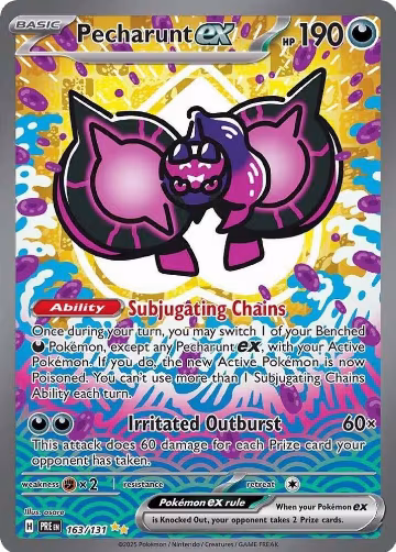 Pecharunt ex (163/131), Prismatic Evolutions — Pokémon card price