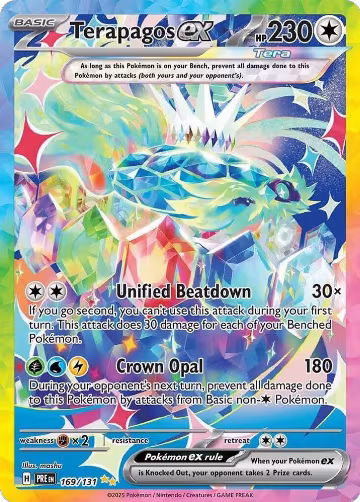 Terapagos ex - 169/131 (169/131), Prismatic Evolutions — Pokémon card price