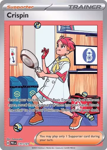 Crispin - 171/131 (171/131), Prismatic Evolutions — Pokémon card price