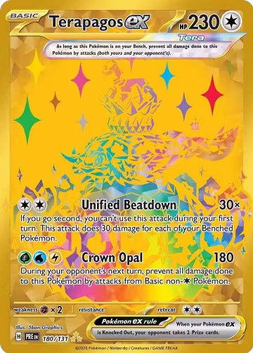 Terapagos ex - 180/131 (180/131), Prismatic Evolutions — Pokémon card price