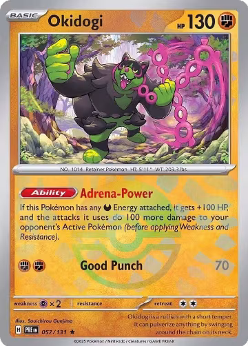 Okidogi (Poke Ball Pattern) (057/131), Prismatic Evolutions — Pokémon card price