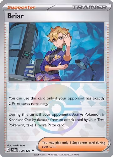 Briar (Poke Ball Pattern) (100/131), Prismatic Evolutions — Pokémon card price