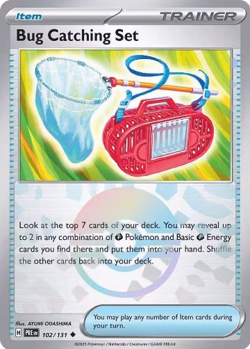 Bug Catching Set (Poke Ball Pattern) (102/131), Prismatic Evolutions — Pokémon card price
