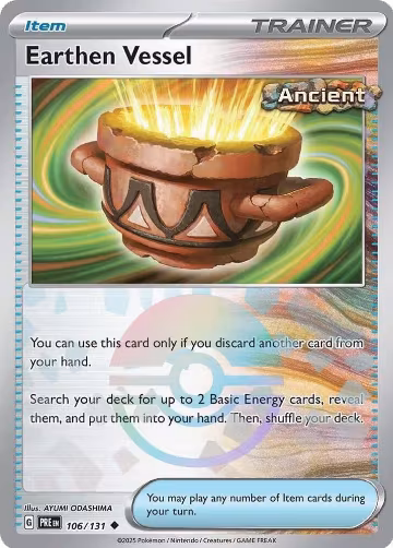 Earthen Vessel (Poke Ball Pattern) (106/131), Prismatic Evolutions — Pokémon card price