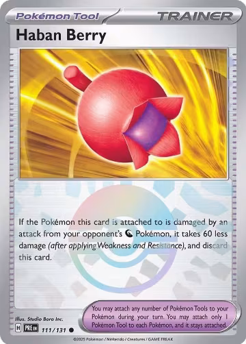 Haban Berry (Poke Ball Pattern) (111/131), Prismatic Evolutions — Pokémon card price