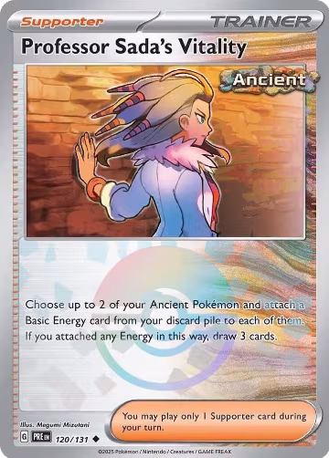 Professor Sada's Vitality (Poke Ball Pattern) (120/131), Prismatic Evolutions — Pokémon card price