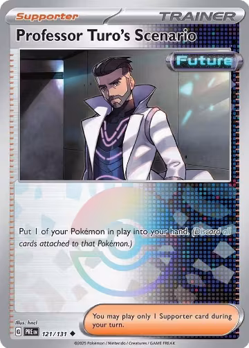 Professor Turo's Scenario (Poke Ball Pattern) (121/131), Prismatic Evolutions — Pokémon card price