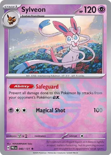 Sylveon (Master Ball Pattern) (040/131), Prismatic Evolutions — Pokémon card price