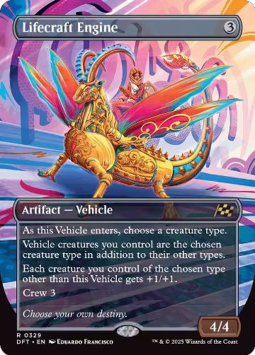 Lifecraft Engine (Borderless) (329), Aetherdrift — Magic card price