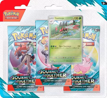 Journey Together 3 Pack Blister [Yanmega], Journey Together — Pokémon sealed product price