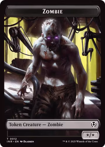 Zombie (0011) // Zombie (0012) Double-Sided Token (11 // 12), Innistrad Remastered — Magic card price