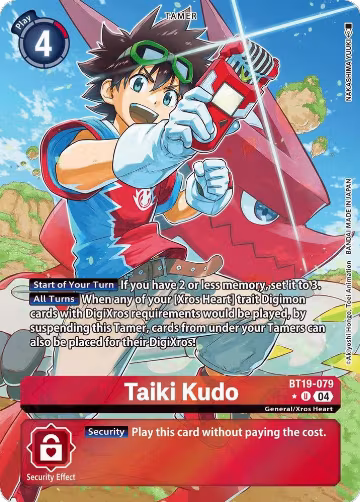 Taiki Kudo (Alternate Art) (BT19-079 U), Release Special Booster 2.5 — Digimon card price