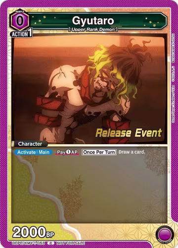 Gyutaro (053) (UEPR/KMY-1-053), Demon Slayer: Kimetsu no Yaiba Release Event Cards — Union Arena card price