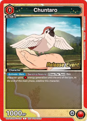 Chuntaro (UEPR/KMY-1-075), Demon Slayer: Kimetsu no Yaiba Release Event Cards — Union Arena card price