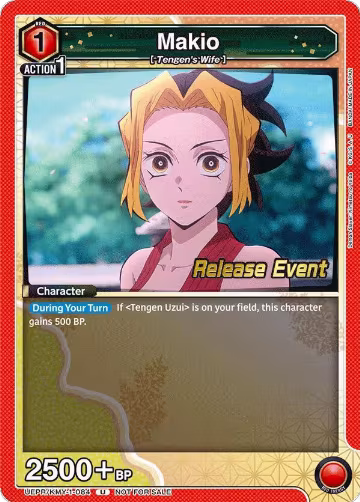 Makio (UEPR/KMY-1-084), Demon Slayer: Kimetsu no Yaiba Release Event Cards — Union Arena card price