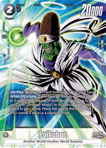 Paikuhan (Alternate Art) (FB05-107), New Adventure — DB Fusion card price