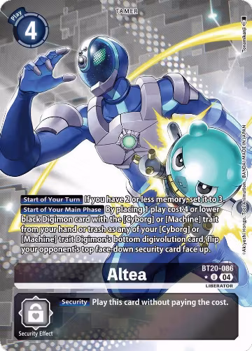 Altea (Alternate Art) (BT20-086 U), Release Special Booster 2.5 — Digimon card price