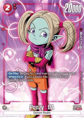 Panzy : DA - FB05-015 (Alternate Art) (FB05-015), New Adventure — DB Fusion card price