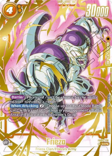 Frieza - FB05-120 (Super Alternate Art) (FB05-120) — card price