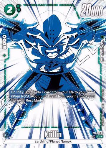 Krillin (Alternate Art) (FB05-051), New Adventure — DB Fusion card price