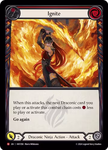 Ignite (HNT058), The Hunted — Flesh & Blood card price