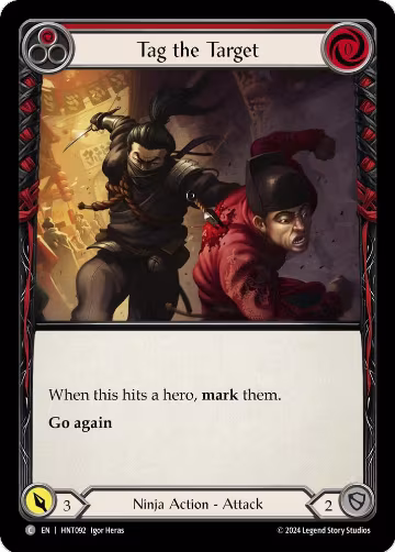 Tag the Target (Red) (HNT092), The Hunted — Flesh & Blood card price