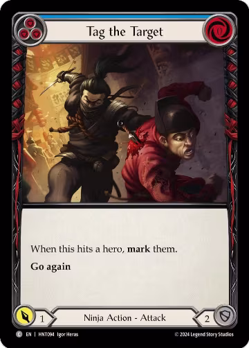 Tag the Target (Blue) (HNT094), The Hunted — Flesh & Blood card price