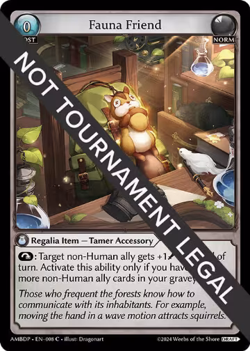 Fauna Friend (008), Mortal Ambition Draft Pack — Grand Archive card price