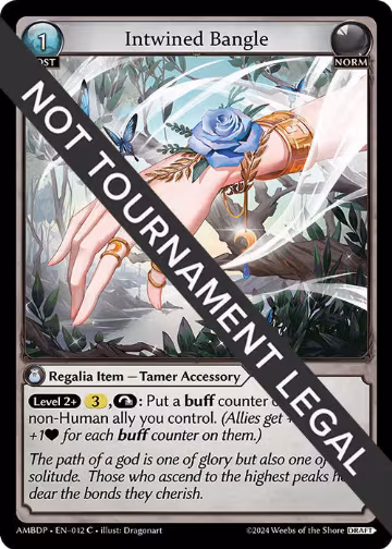 Intwined Bangle (012), Mortal Ambition Draft Pack — Grand Archive card price