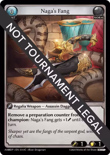 Naga's Fang (014) — card price