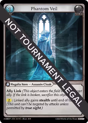 Phantom Veil (017), Mortal Ambition Draft Pack — Grand Archive card price