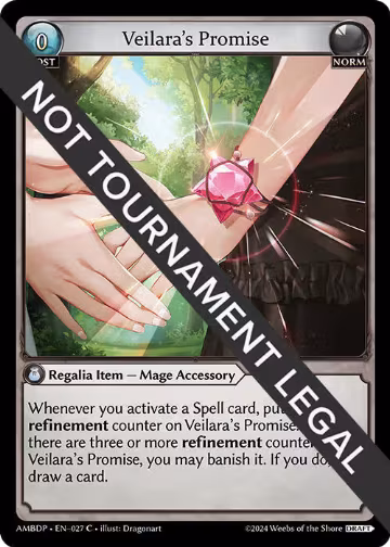 Veilara's Promise (027), Mortal Ambition Draft Pack — Grand Archive card price