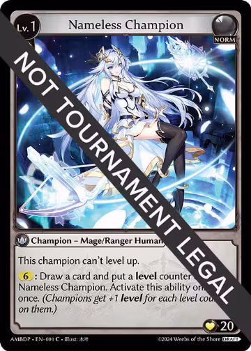 Nameless Champion (Mage/Ranger) (001) — card price