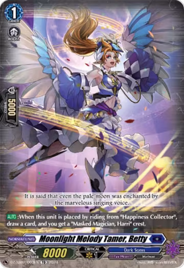 Moonlight Melody Tamer, Betty (DZ-SS02/003EN), DZ-SS02: Stride Deckset -Harri- — Vanguard card price