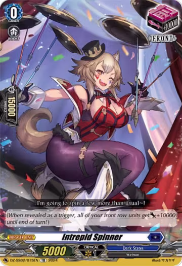 Intrepid Spinner (DZ-SS02/015EN), DZ-SS02: Stride Deckset -Harri- — Vanguard card price
