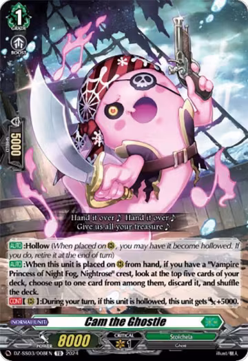 Cam the Ghostie (DZ-SS03/008EN), DZ-SS03: Stride Deckset -Nightrose- — Vanguard card price