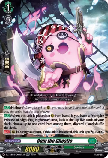 Cam the Ghostie (TDR) (DZ-SS03/008EN-R), DZ-SS03: Stride Deckset -Nightrose- — Vanguard card price
