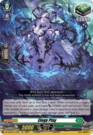 Elegy Pixy (DZ-SS03/016EN), DZ-SS03: Stride Deckset -Nightrose- — Vanguard card price