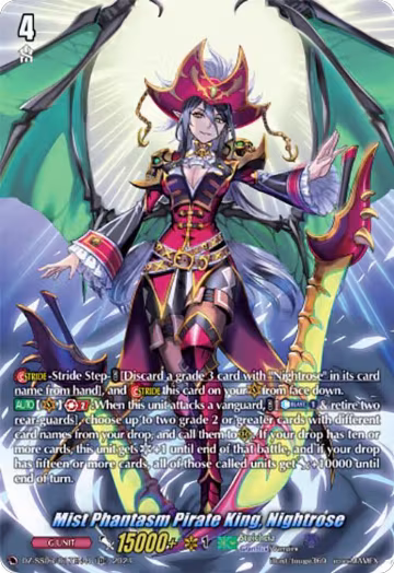 Mist Phantasm Pirate King, Nightrose (TDR) (DZ-SS03/017EN-R) — card price