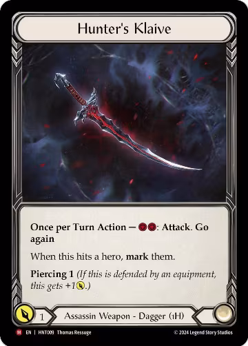 Hunter's Klaive (HNT009), The Hunted — Flesh & Blood card price