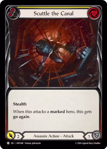 Scuttle the Canal (Yellow) (HNT048), The Hunted — Flesh & Blood card price