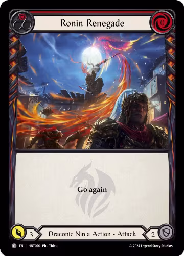 Ronin Renegade (Red) (HNT070), The Hunted — Flesh & Blood card price