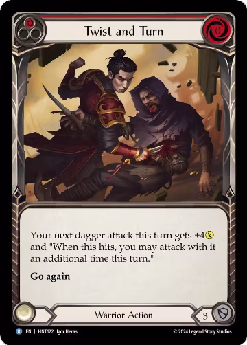 Twist and Turn (Red) (HNT122), The Hunted — Flesh & Blood card price